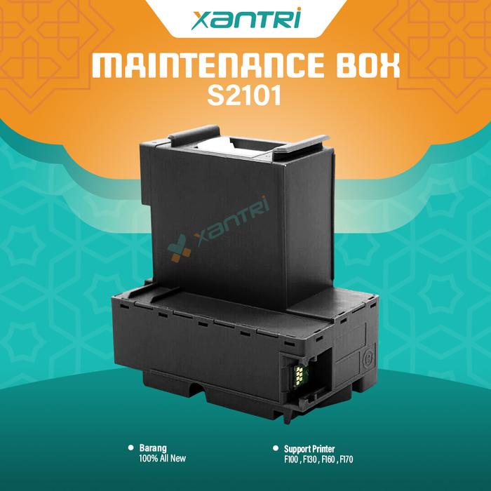 Gambar Maintenance Box S2101 Printer F100 F130 F160 F170 Ink Pad C13S210125 23MBN Perawatan Kotak Pemeliharaan Inkpad Busa Pembuangan Tinta Original Xantri dari Xantri.id Kab. Sidoarjo Tokopedia