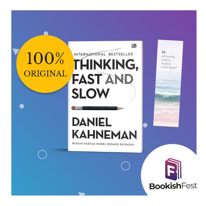 Gambar Thinking, Fast and Slow (2026) by Daniel Kahneman dari Bookishfest Kota Bandung Tokopedia