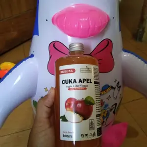 cuka apel premium 500ml - cuka apel RIZQUNA - apple cider vinegar with the mother Botol