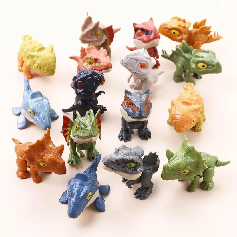 Đồ chơi Combo 5-10 khủng long và động vật khác mẫu nhau cắn tay Mô hình Toy