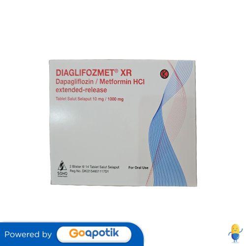 DIAGLIFOZMET XR 10/1000 MG BOX 28 TABLET
