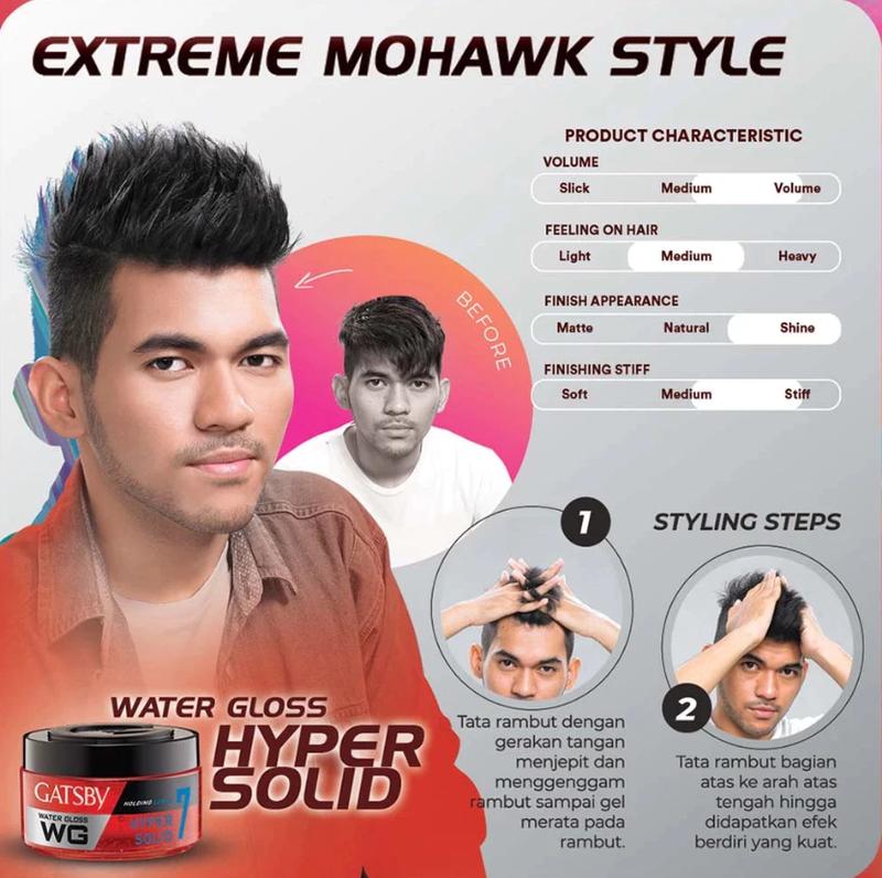 Malika Beauty | GATSBY Water Gloss Series | Hair Styling 1