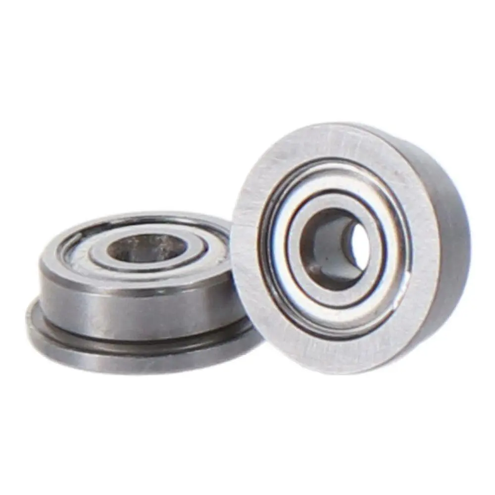 10pcs Easy to Maintain F623ZZ Flanged Ball Bearing Chrome Steel 3x10x4mm Flange Rip Bearings Z1 Noise Level Double Sealed Bearings 3D Printers