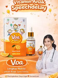 VOA - Vitamin bantu stimulasi saraf otak anak agar lebih mudah memahami & mengucapkan kata