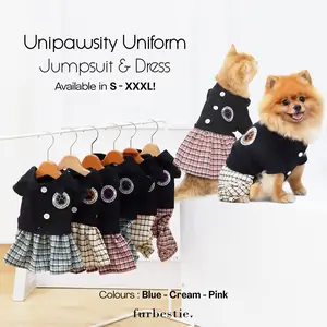 Furbestie by Pomapoo - Baju Kucing dan Baju Anjing Unipawsity Uniform Jumpsuit & Dress