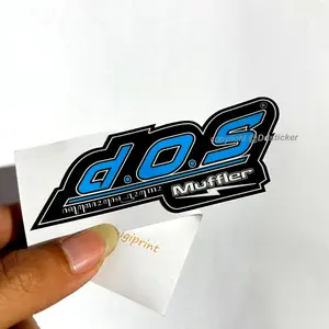 Sticker DOSS MUFFLER (vinyl glossy premium)