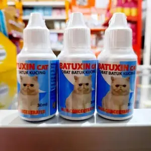 BATUXIN cat - Obat batuk pilek sesak nafas batuk alergi kucing 30 ml