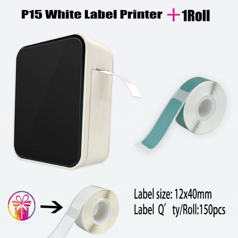Máy In Nhãn Nhiệt, Marklife P15, Màu Xanh Lá Cây Và Trắng, Kích Thước Bỏ Túi, Nhãn Mini, Kết Nối Bluetooth Không Dây, Máy In Không Mực, Tương Thích Với Android Và iPhone 8