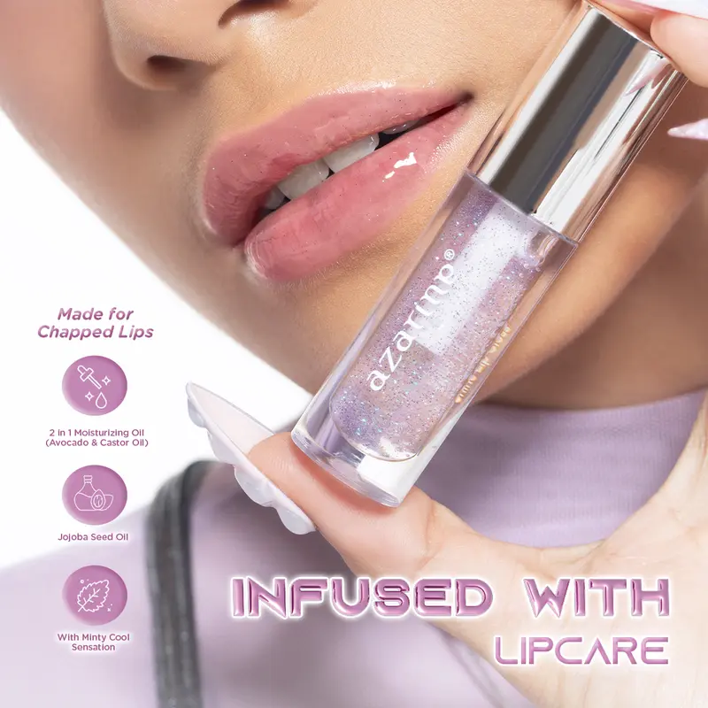 Azarine Galactic Shine Lip Gloss Hyper Shine Coating Glitter 2 ml 2