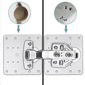 Besi Plat Memperbaiki Engsel Pintu Lemari / Kabinet / Rak