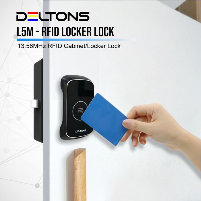 Gambar RFID Locker Cabinet Lock Deltons L5M Private Public Mode Card Wirstband 13.56MHz dari DELTONS Store Kota Tangerang Tokopedia