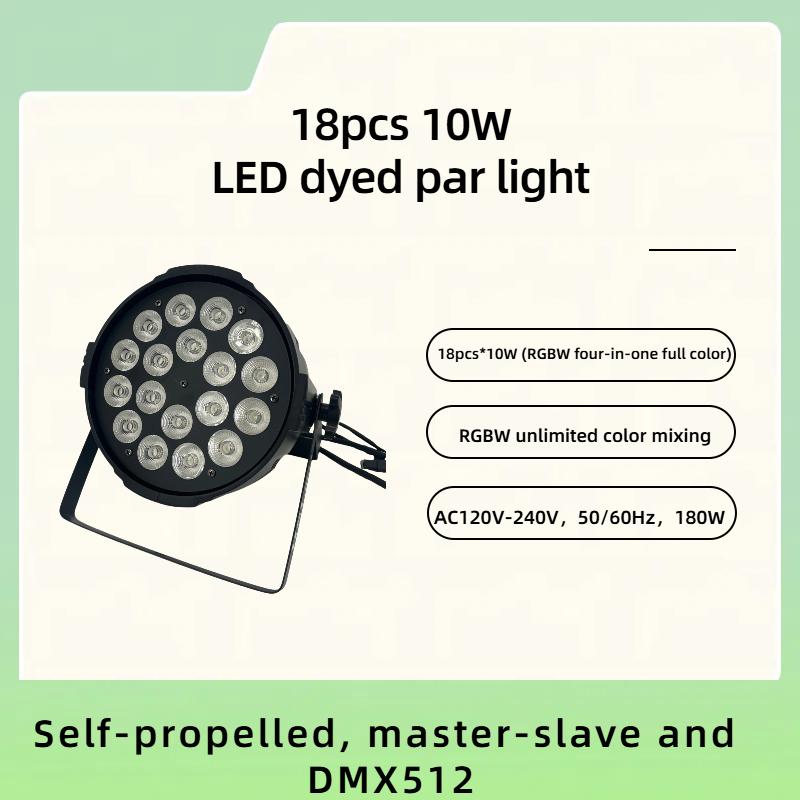 Elevate your party with our LED dye par light! Featuring random ...