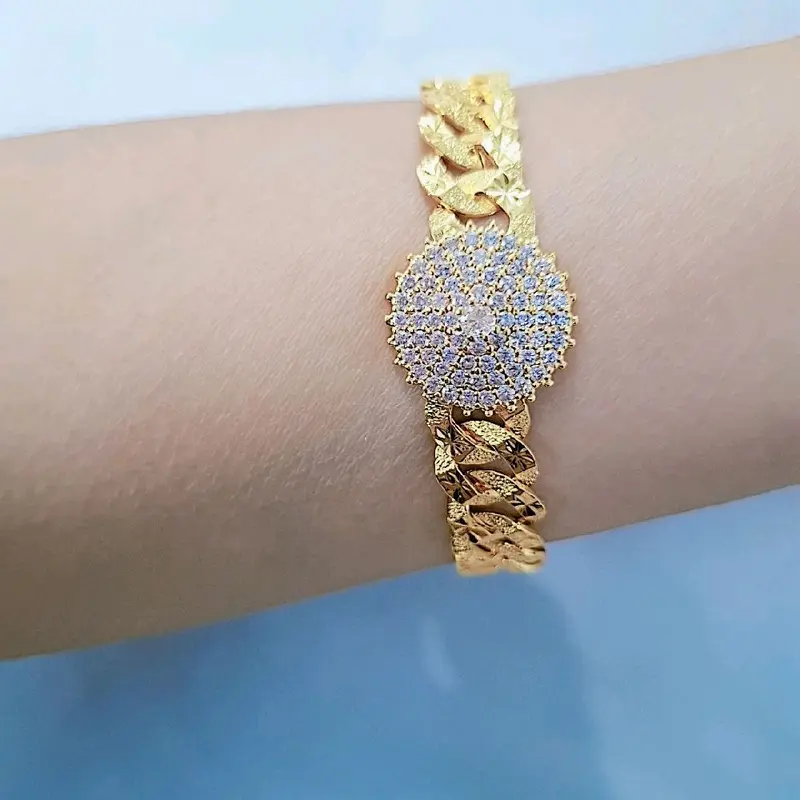 Gelang Sisik Naga plat permata Perhiasan Wanitaa - Bracelets 7