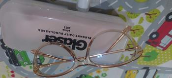 Product Review of Frame Kacamata Yumna - Bisa Minus Plus Cylinder (Free Box+Lap) Biru Frame Perempuan Laki-laki Eyewear vascka from c**3 0