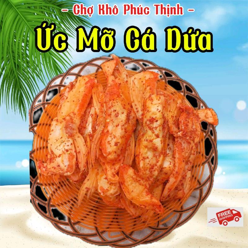 Khô ức mỡ cá dứa tẩm 1 kg cá basa chiên giòn siêu béo