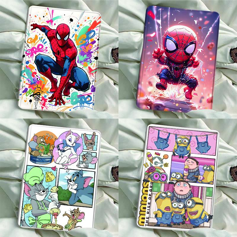 For Case For Samsung Tab A9 & For Samsung S10+ 12.4" - Slot Pensil S Pen, Buku Lipat 45°/60°, Anti Bengkok, Hitam Bumper Case, cocok For Samsung S9 FE 10.9", A9 8.7", A9 Plus
