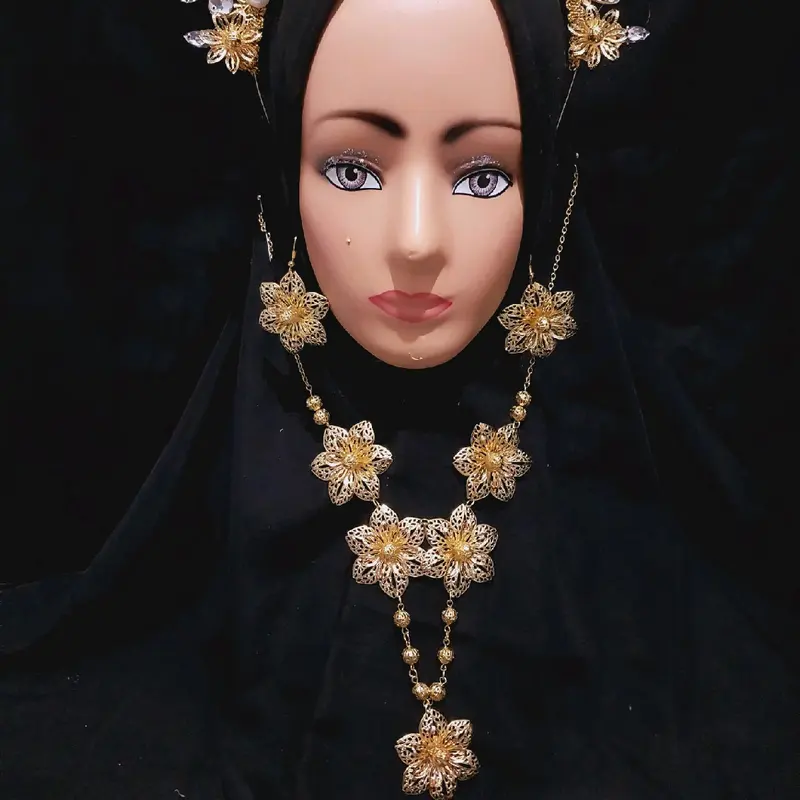 Paket Asesorise Kalung Anting Anting/Kalung Anting Adat 4