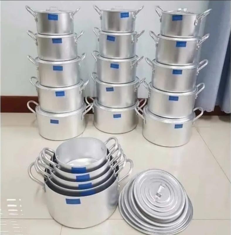 Bộ Nồi Nhôm TEM XANH Siêu Dày Từ 16Cm đến 30Cm - Hàng Cao Cấp Nhôm Hải Phòng