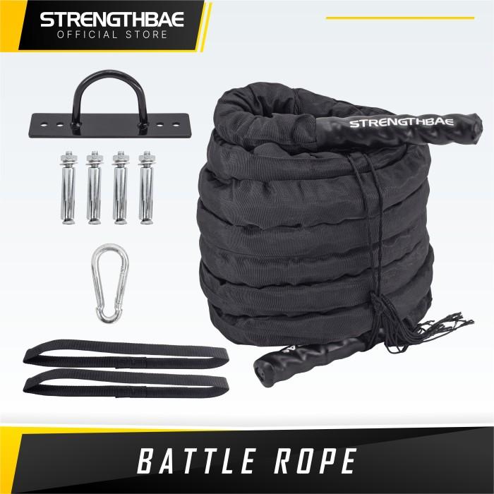 Jual Battle Rope STRENGTHBAE Gym Ropes Tali Climbing 9 12 15 m 9m 12m ...