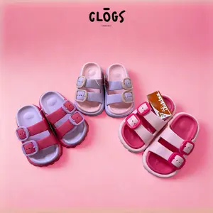 SC - Sendal Selop Small Anak Cewek Let Eva 2 Pin Belt Variasi Lucu Nyaman Cute