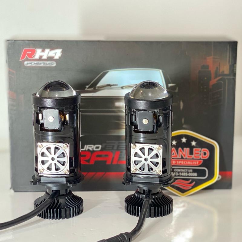 Lampu utama socket H4 mini biled raijin kuro RH4 1