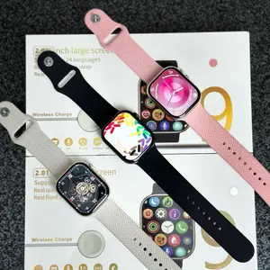 GIRLSTORE SMARTWATCH 9 TERBARU FULLSCREEN LAYAR AMOLED 2 INCHI DIAMETER 45MM FITUR LENGKAP Bluetooth Jam