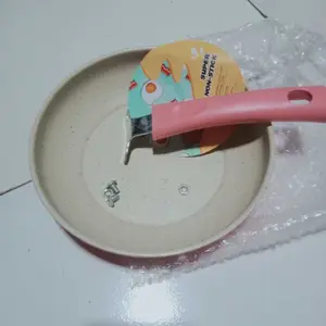 (SS) Panci Teflon Frypan Warna Ukuran 18cm Wajan Penggorengan Kecil Anti Lengket Fry Pan Marble