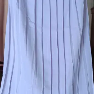 Rok Putih panjang model rempel full Seragam sekolah SD kain High Twis Anak Fashion