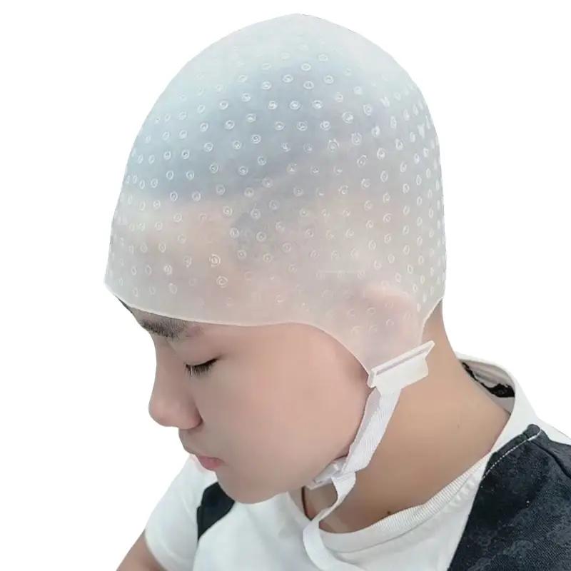 Mũ Móc Light Nhuộm Tóc Uốn Tóc Chất Liệu Cao Su Silicon Màu Giao Ngẫu Nhiên Hồng Xanh Trắng Mẫu Mới Tiện Lợi Cho Salon