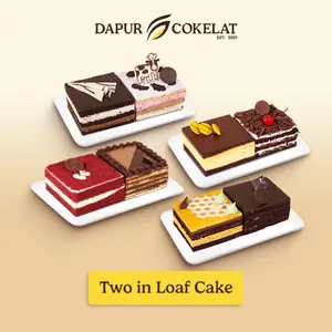 DAPUR COKELAT - Two in Loaf Cake | Kue Dua Rasa yang Unik