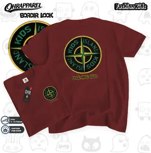 OHRAPPAREL - Kaos Anak Holigan Kompas S.I Pulau Batu - Kids Island Bahan Cotton DIstro Adem untuk Anak Tidak Panas