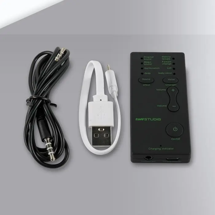 TaffSTUDIO Alat Pengubah Suara Voice Changer Mini Portable