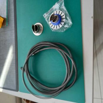 Product Review of Pipe Cleaner Kawat Pembersih Saluran Pipa Mampet Dengan Adaptor Bor from F**D 0