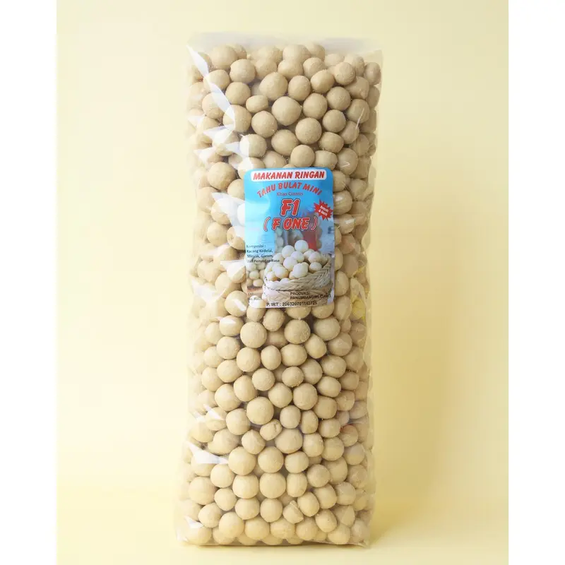 Tahu Bulat Mini Kering F1 Rasa Original/Ayam Bawang/Sambal Goang/Balado 1 Kg (1000gr) 3