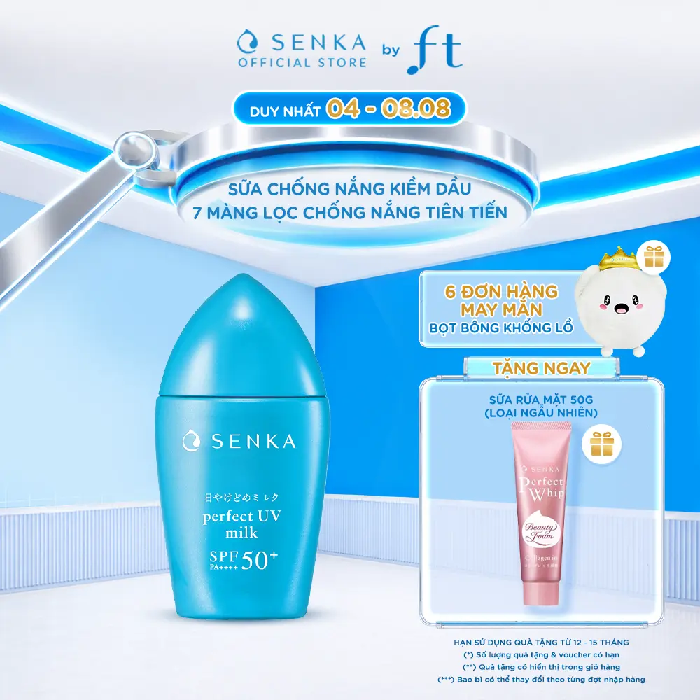 Sữa chống nắng kiềm dầu SENKA PERFECT UV MILK A 40ML
