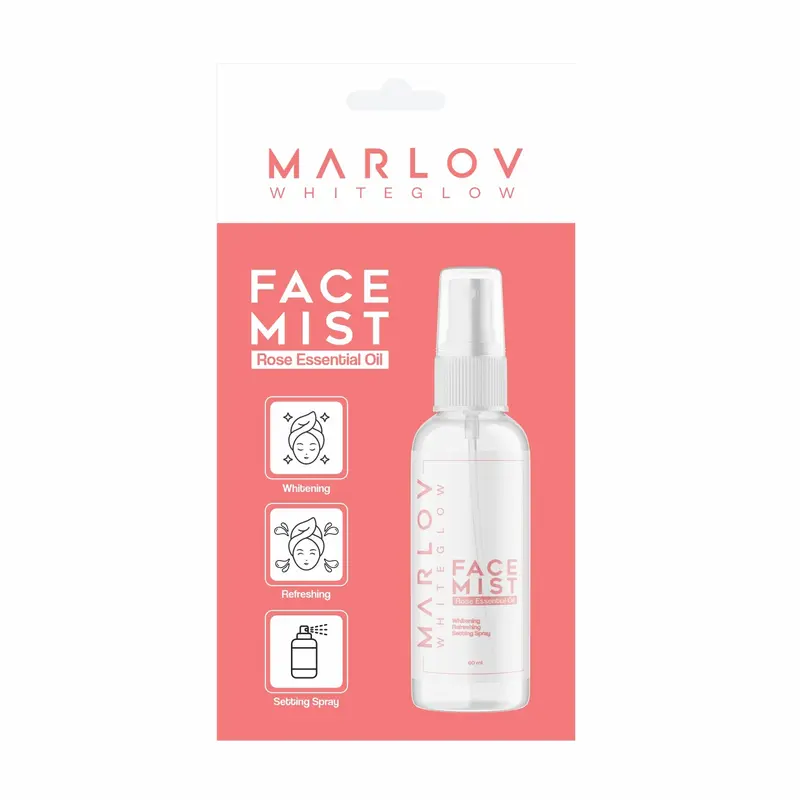Marlov White Glow Face Mist 60ml Paket 3 pcs - Penyegar Wajah Multifungsi dengan Niacinamide, Sodium Hyaluronate, dan White Flowers 4