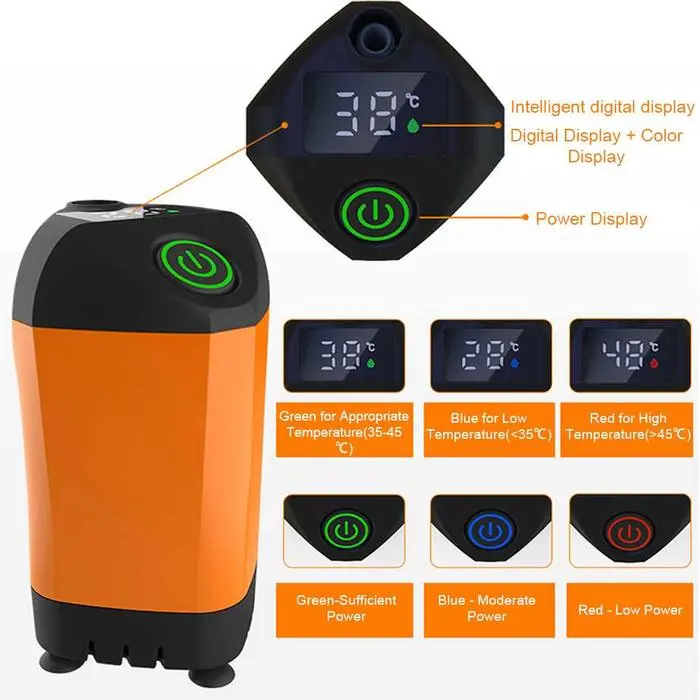 Shower Portable Taff Outdoor Camping Travel Digital Display