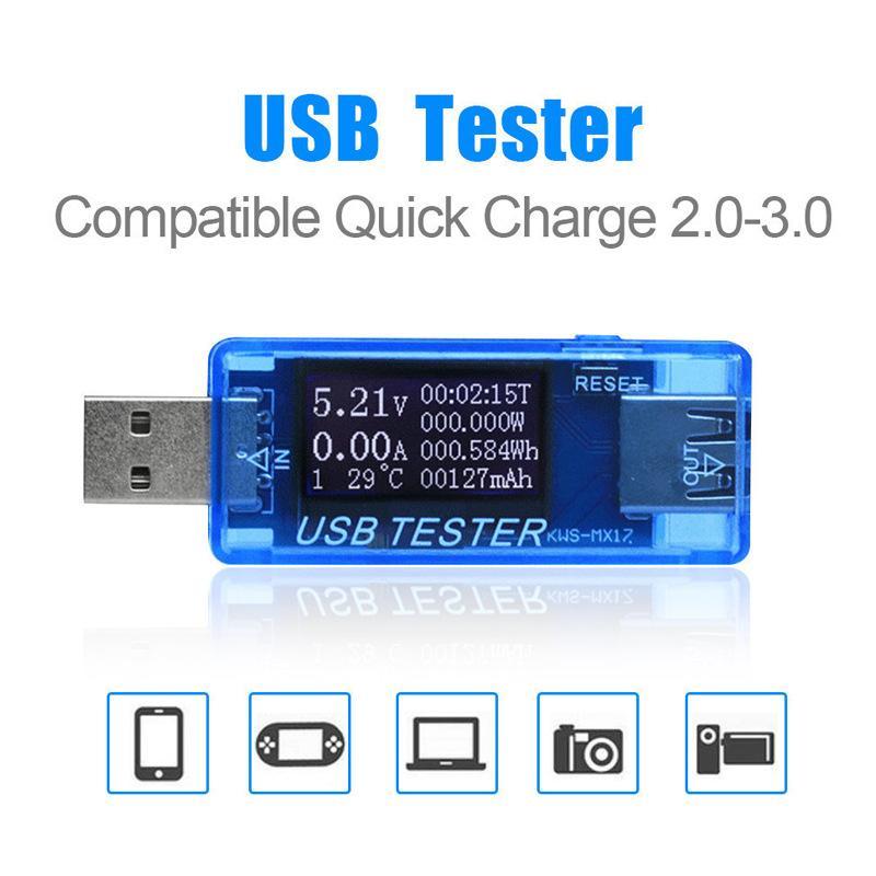 Product Introduction of 8 In1 QC2.0 3.0 4-30V Electrical Power USB Capacity Voltage Tester Current Meter Monitor Voltmeter Ammeter 32