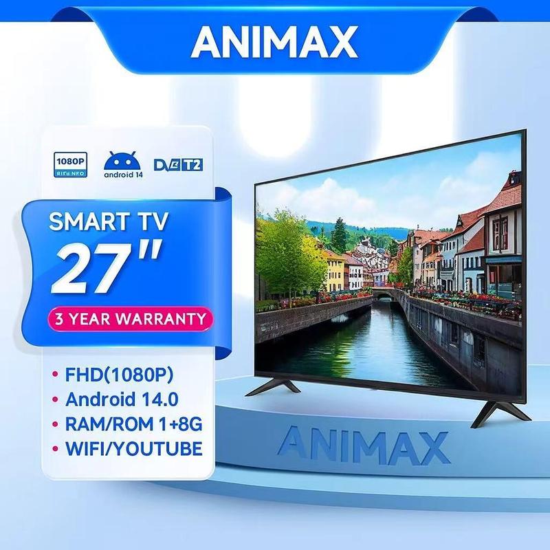[Smart TV 27 ]Animax 27 inch TV LED Android 14.0 FHD Ready Televisi Lcd ...