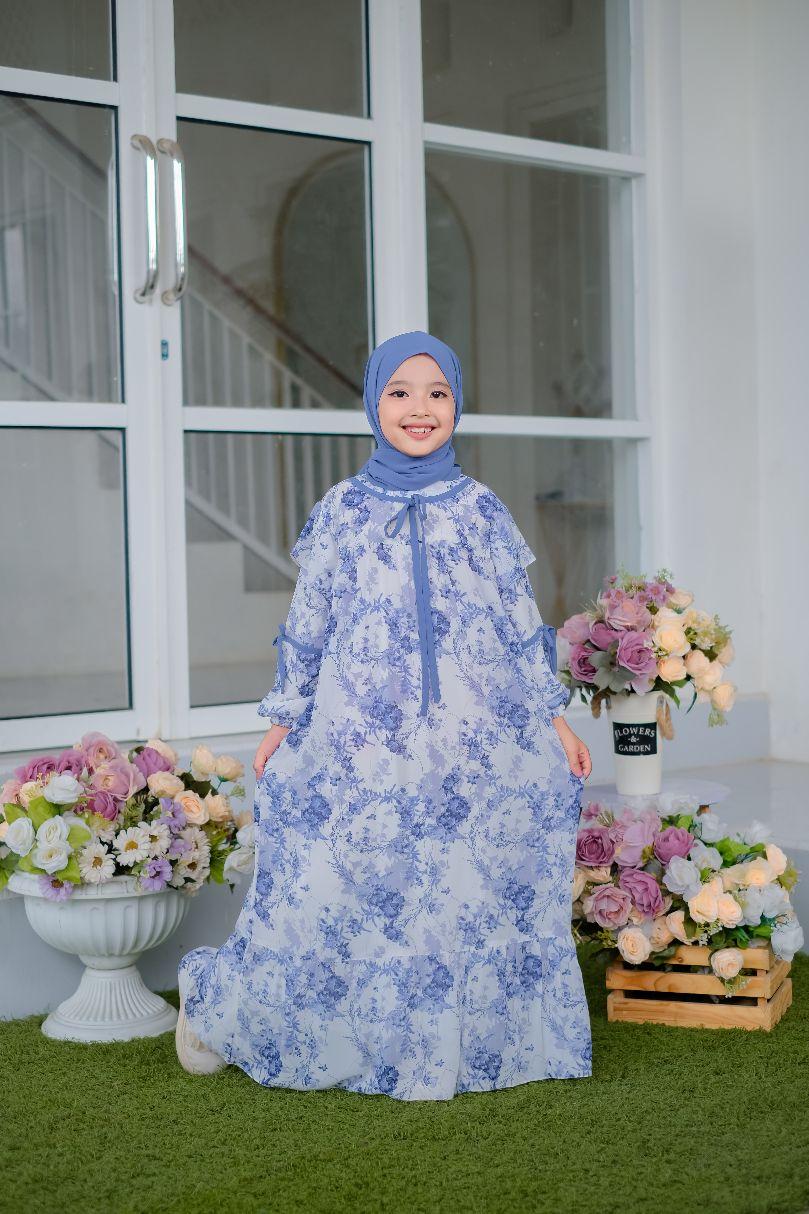 GAMIS ANAK RANIA SERIES ONE SET HIJAB,GAMIS ANAK