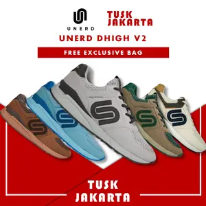 Sepatu Unerd Dhigh V2 Sepatu Sneakers Casual Sport Sepatu Sneakers Olahraga Pria Unerd Original
