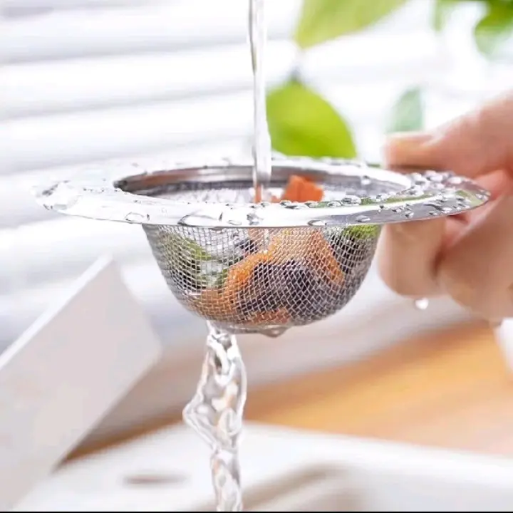 Saringan wastafel bak cuci piring stainless saringan afur kawat sink filter strainer saringan wastafel 7