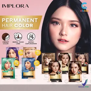 IMPLORA New Permanent Hair Color | Implora Semir Rambut Hair Color | All Varian
