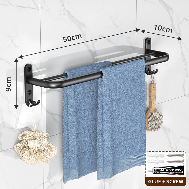 Bathroom Towel Rack Towel Bar Bathroom Organizer Accessorie - TikTok ...