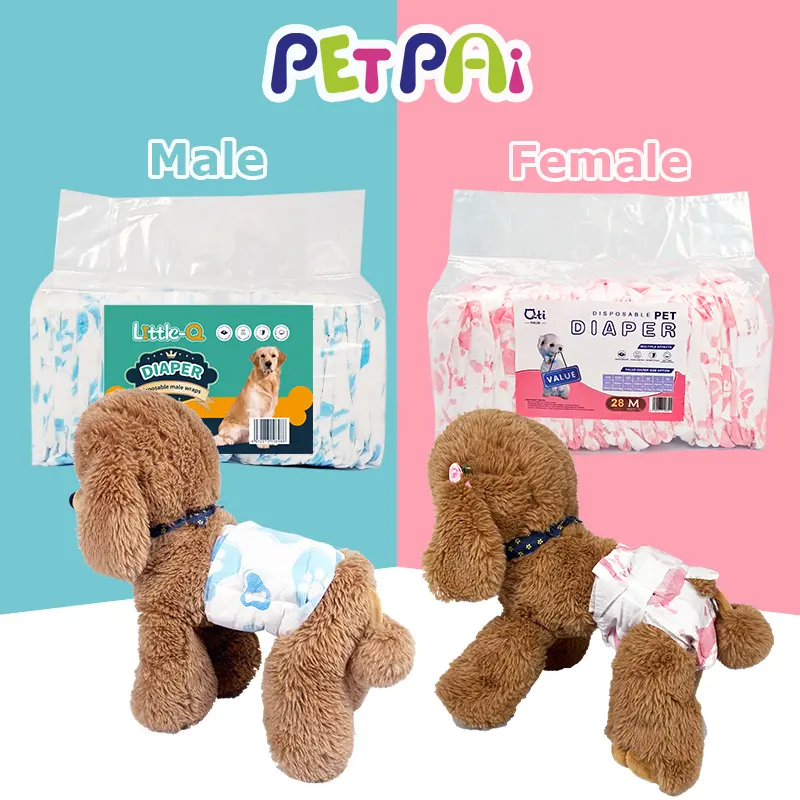 Pet Diaper Male Female Manner Belt Disposable Wrap Pet Diapers Dog Cat Pee Kencing Pad All Size