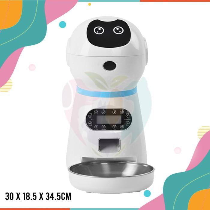 Gambar ROBOT AUTOMATIC PET FEEDER/ ALAT MAKAN HEWAN OTOMATIS/ KUCING/ ANJING dari Petlove Center Kota Administrasi Jakarta Selatan Tokopedia