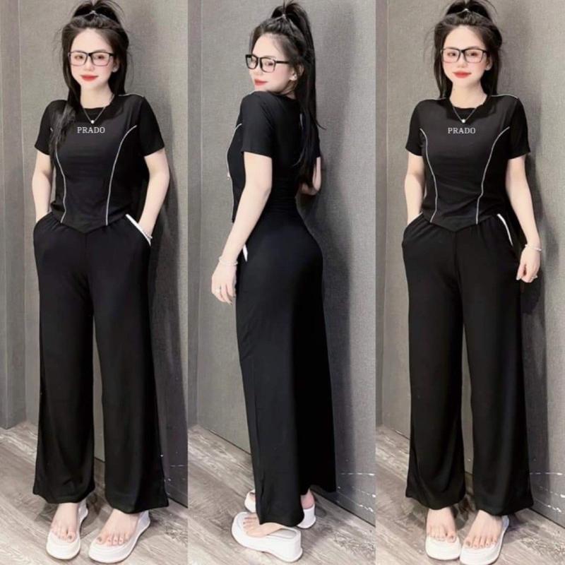 { Chất Liệu Tăm QC } Set Đồ Bộ Nữ Dáng Suông Hottrend Bigsize 45-90KG Mặc Nhà Đi Chơi TOP NU