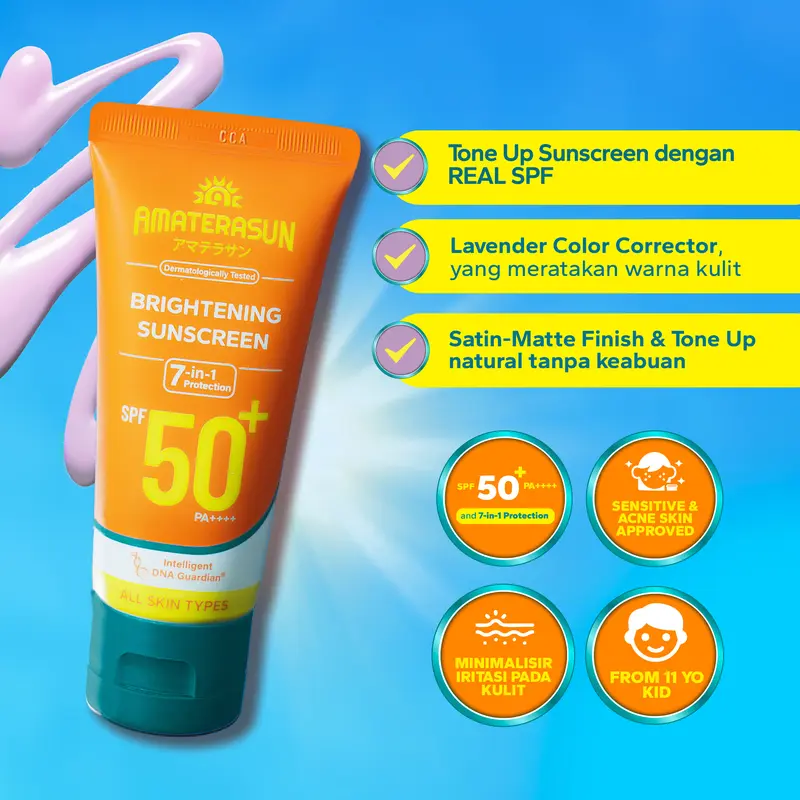 Amaterasun Brightening Sunscreen SPF 50+ PA++++  TONE UP SUNSCREEN 1