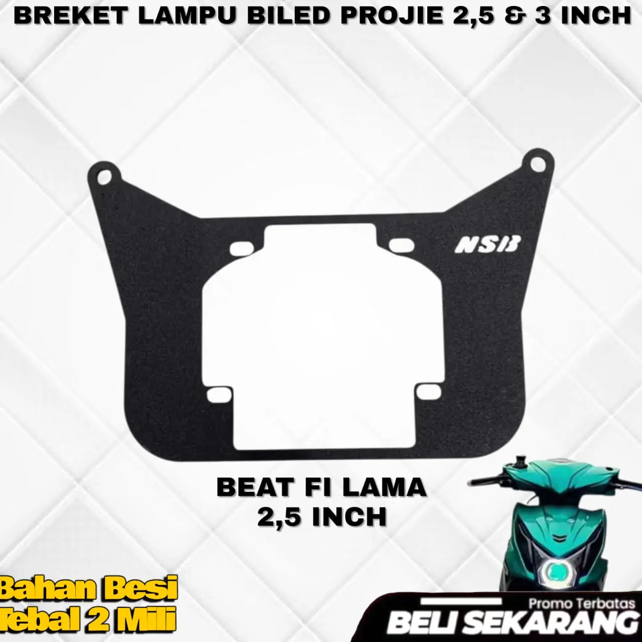 BREKET BILED-BEAT FI LAMA 2,5 INCH