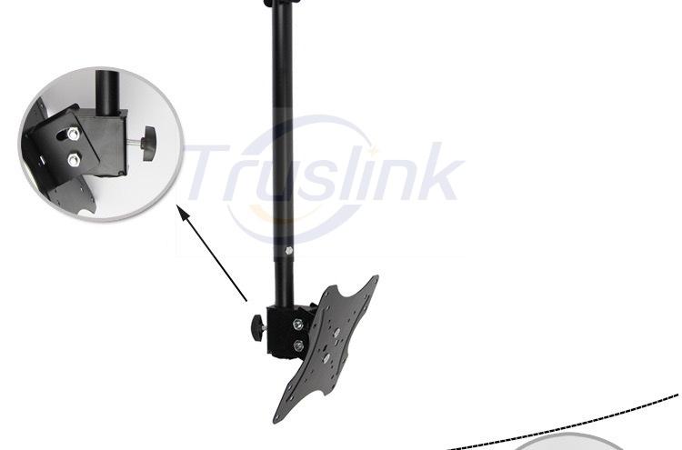 Product Introduction of 【SG Seller】Truslink Adjustable Ceiling TV Mount 15° Tilt & 360° Rotating Bracket Plasma LCD LED Monitor Flat Panel Displays Smart TV Flat Panel TV Ceiling Mount Bracket for most 17 -42  TV Flat Panel Displays LED TV With VESA Up To 200X200mm --  DJ01-1 22